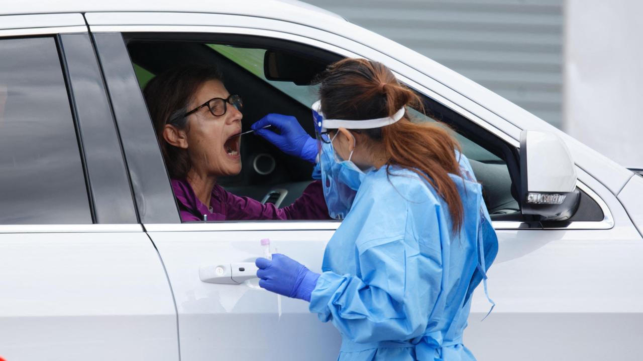 People are urged to get tested if they have symptoms. Picture: Trevor Collens/AFP