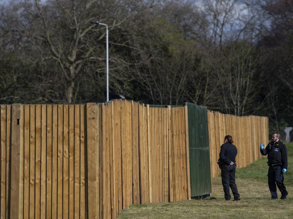 East London residents have found their local park being turned into an open air morgue. Picture: Justin Setterfield/Getty Images