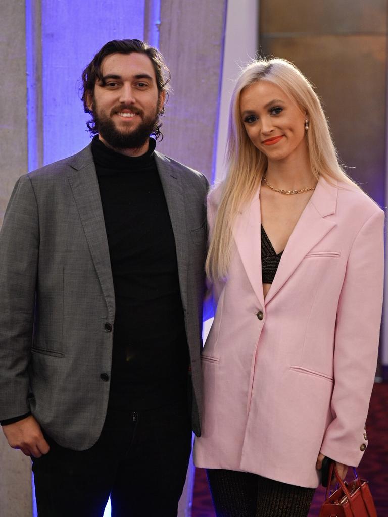 Disney's Frozen the Musical premiere at the Adelaide Festival Theatre: George-Alexander Mamalis and Taydam Knowles. Picture: Nicki Scenes Photography