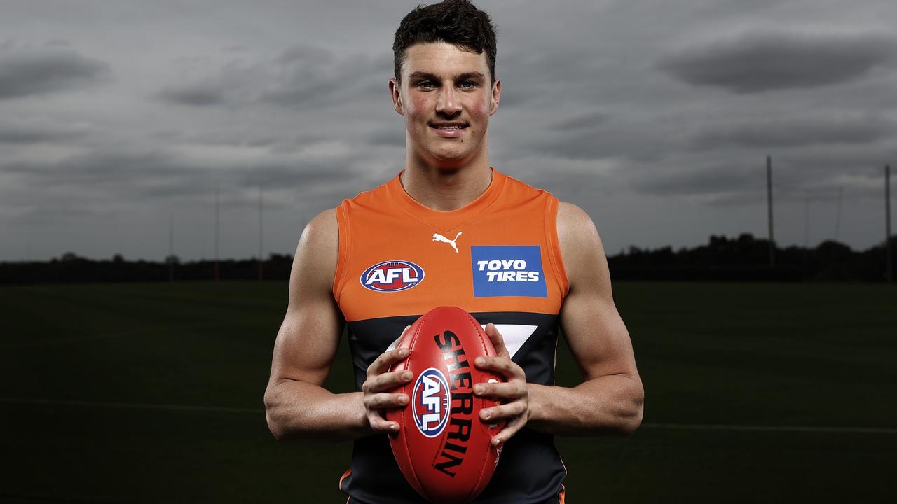 Finn Callaghan hopes to make a similar impact to fellow top draftees Jason Horne-Francis and Nick Daicos. Picture: Phil Hillyard