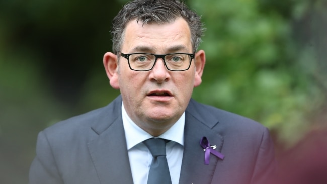 Victorian Premier Daniel Andrews has been grilled for a second time at IBAC over a relationship with an alleged corrupt property developer. Picture: NCA NewsWire / David Crosling.