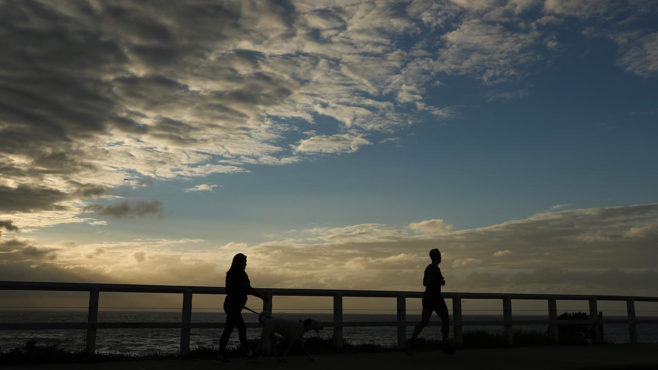 The usual sight of a big patch of blue sky was seen at Tamarama on Thursday morning. Picture: John Grainger