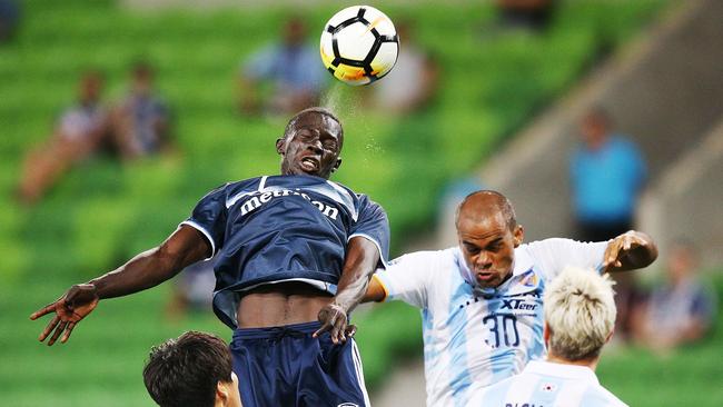 Kenny Athiu’s NPL form gained him a start with Melbourne Victory.