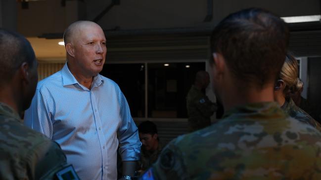 Peter Dutton says the nation will remember the original Anzacs on April 25, ‘but my focus will be on those who have returned from recent conflicts’. Picture: Max Bree