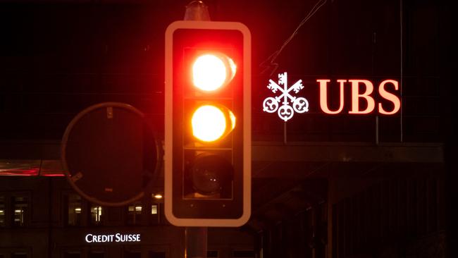 Markets will react to UBS’ rescue of rival Credit Suisse. Picture: AFP