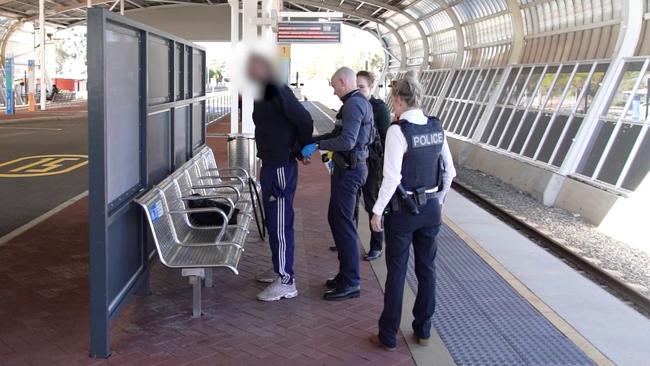 A 28-year-old man was arrested at Kelmscott Train Station. Picture: WA Police