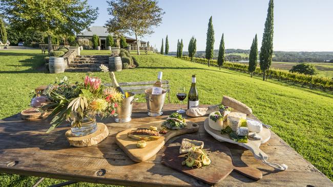 Enjoy wine and cheese at Cuppitt’s Estate. Picture: Destination NSW