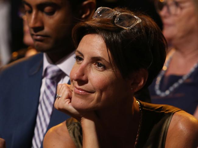 9/2/18: Emma Alberici at the ABC Annual Public meeting at Ultimo, Sydney. John Feder/The Australian.