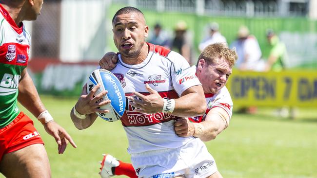 The son of former Manly winger John, Jamil is a Redcliffe stalwart. AAP Image/Renae Droop.