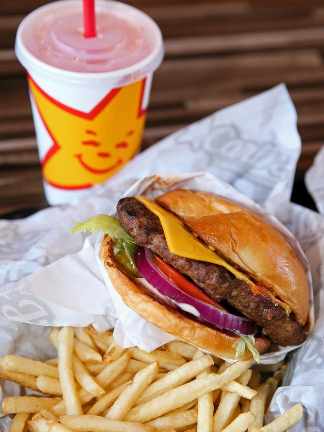 Original Thickburger 1/2 pound meal from Carl’s Jr. Picture: Troy Snook