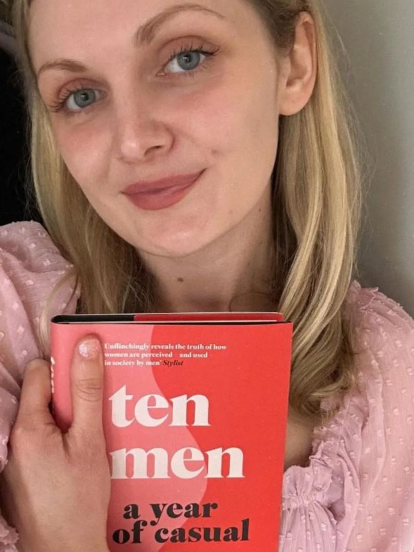 Kitty Ruskin details her harrowing experiences in her book, 'Ten Men: A Year of Casual Sex'. Picture: Instagram