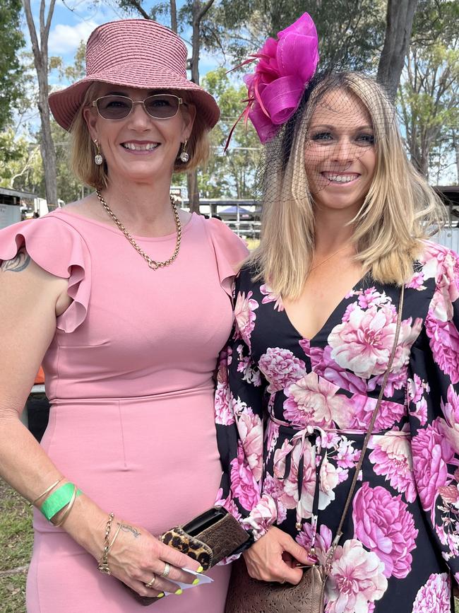 Mel and Angeline Kattenberg at the Torbanlea Picnic Races.