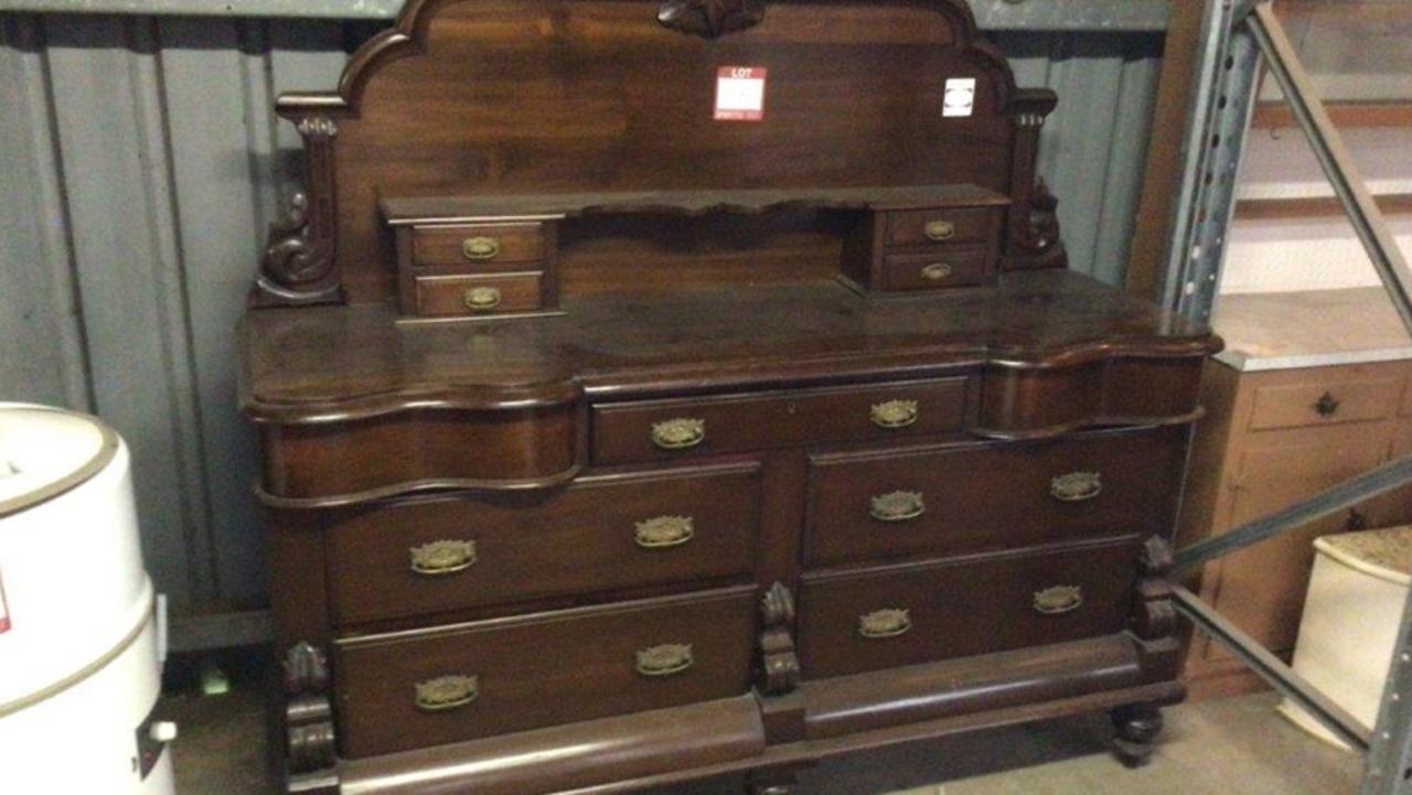 This antique dresser chiffonier is one of the thousands of items on offer in the Search End Second Hand Shop closing down sale.