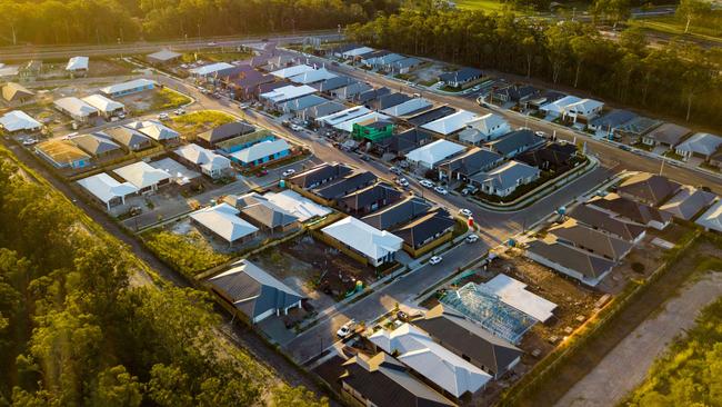 A bird's eye view of Villa World's Killara in Victoria.