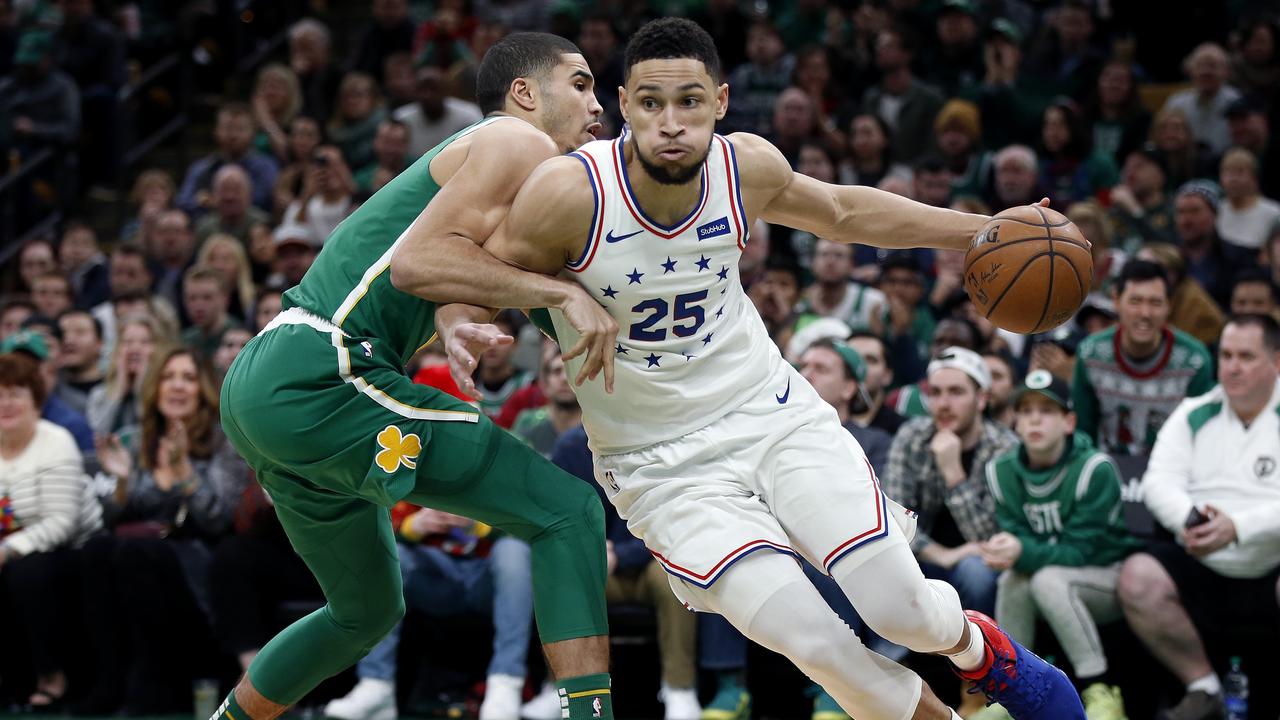 Ben Simmons was powerless to prevent a Celtics win.