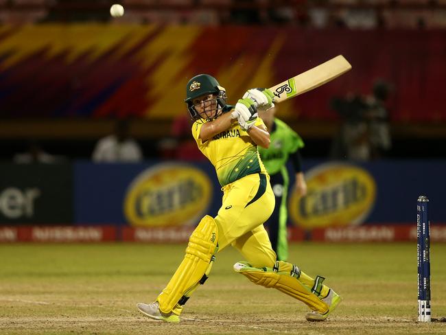 Healy has whacked three half-centuries in three matches during the World T20. Pic: Getty Images