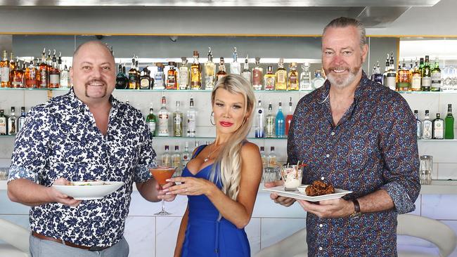 Mexican restaurant Habanero's opened in April but has since closed. Co-owners Brad Cox and John Mason with business manager Jenna Veuve. Picture: Brendan Radke