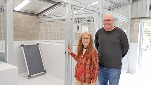 Lismore MP Janelle Saffin with Lismore Mayor Steve Krieg at the new facility.