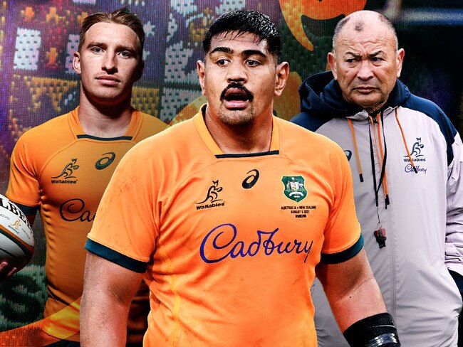 Wallabies online art for World Cup squad announcement.