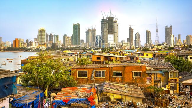 Mumbai rising: Average incomes have risen almost fourfold and extreme poverty has declined from 22 per cent to 1.8 per cent since a reduction in tariffs. Picture: iStock