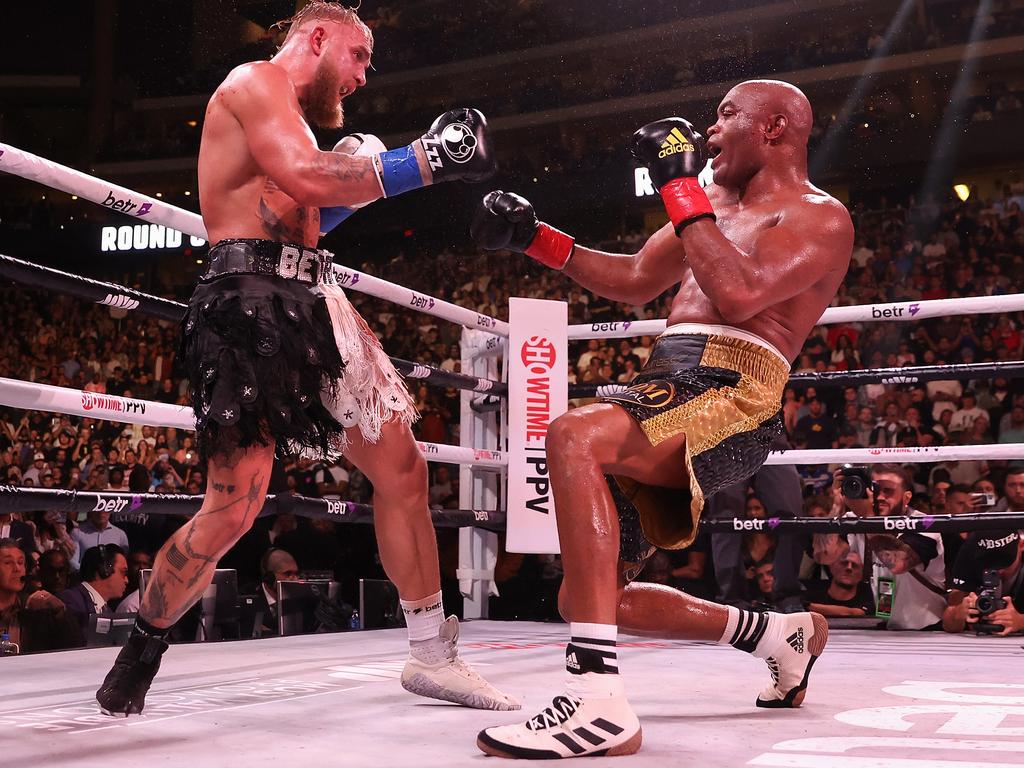 Paul dropped UFC great Anderson Silva on the way to a decision victory last year. Picture: Christian Petersen/Getty Images