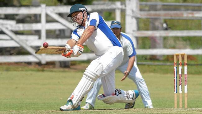 AT THE TOP: Harwood captain Nathan Ensbey was the CRCA Premier League leading run scorer in 2016/17 with 644 runs at 49.54. Picture: Adam Hourigan