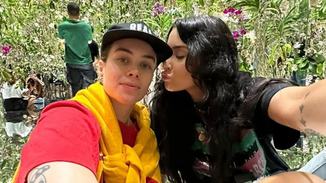 Tash Sultana and partner Jaimie have had a rough year. Picture: Instagram