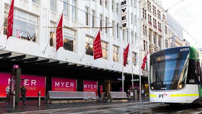 All Myer stores in Victoria remain closed.