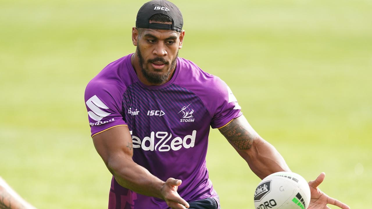 Melbourne Storm forward Tui Kamikamica. Picture: AAP Image/Scott Barbour