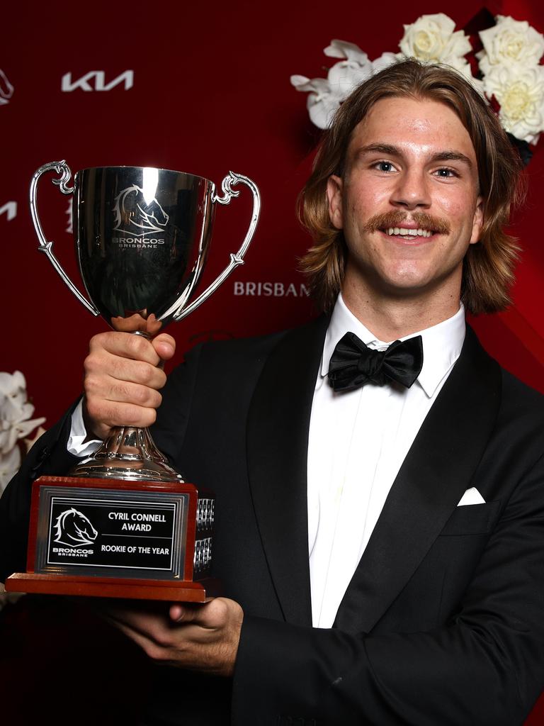 Broncos Rookie of the Year Blake Mozer. Picture: David Clark