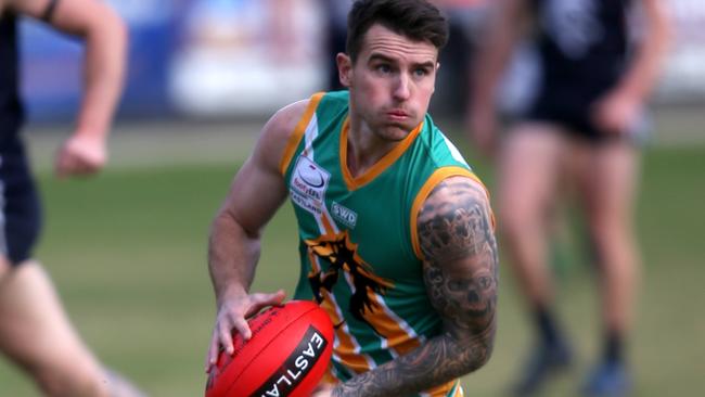 Aaron Mullett won Team of the Year selection in each season with the Mustangs. Picture: Supplied