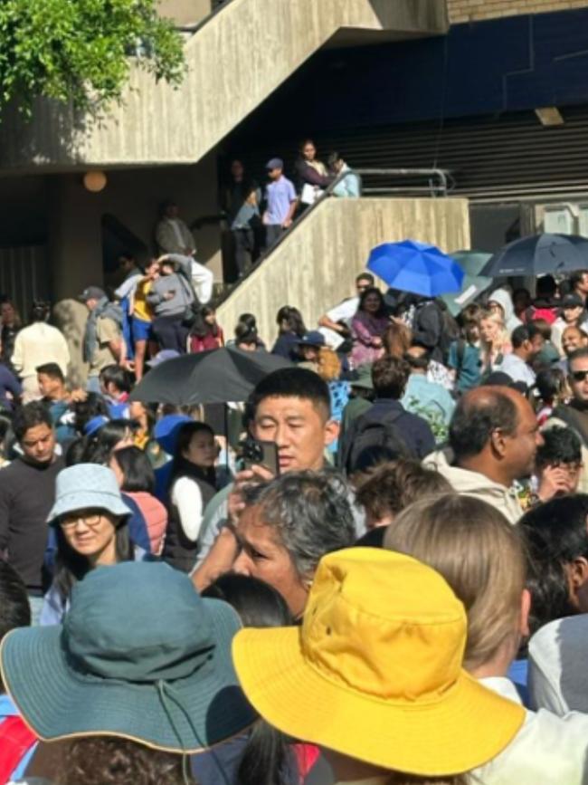 There was a massive crowd at Canterbury Park Racecourse. It is not suggested the people in this picture are accused of any wrongdoing.