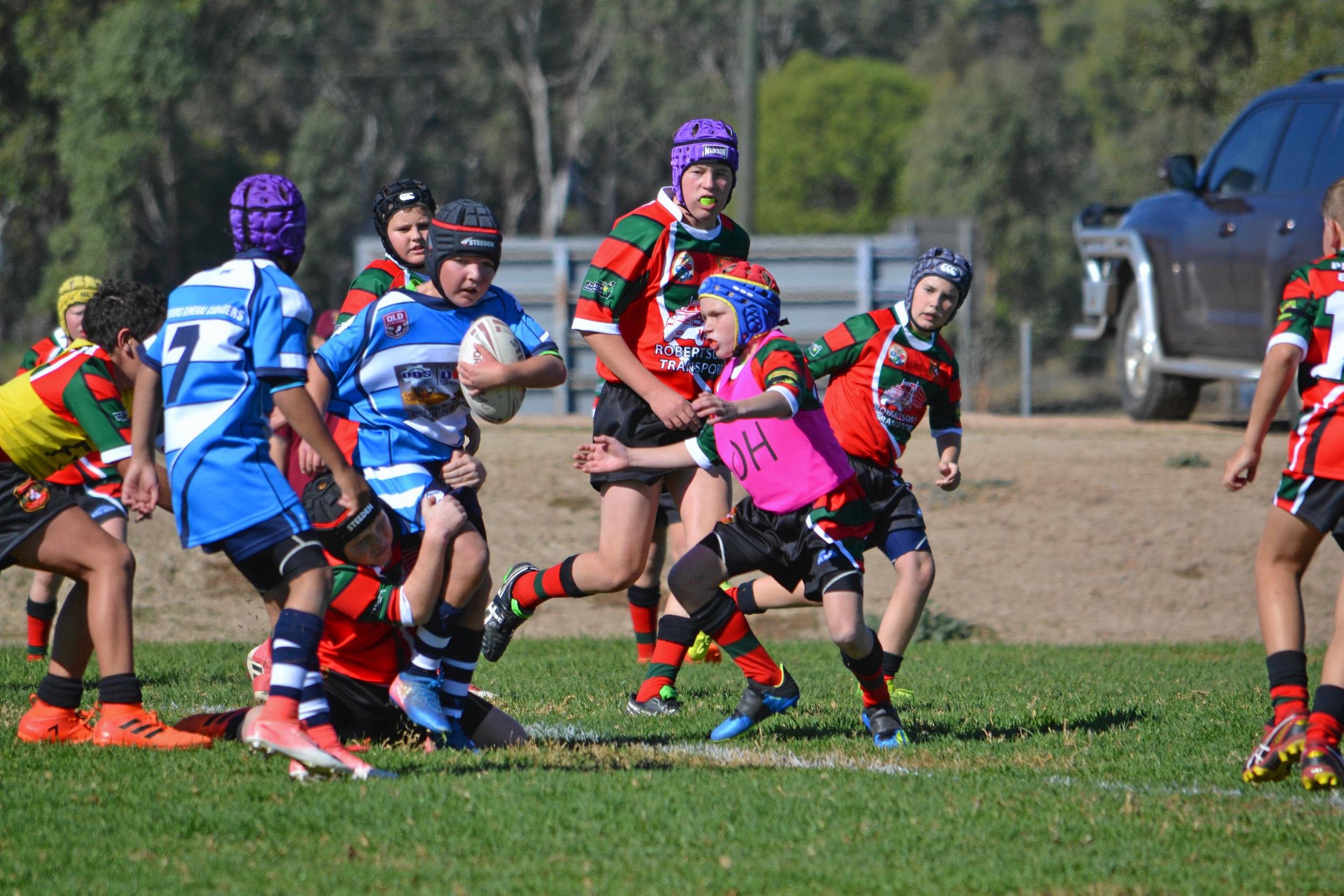 Under 12 Zone 4 Carnival in Roma -Charleville versus Pittsworth. Picture: Molly Hancock