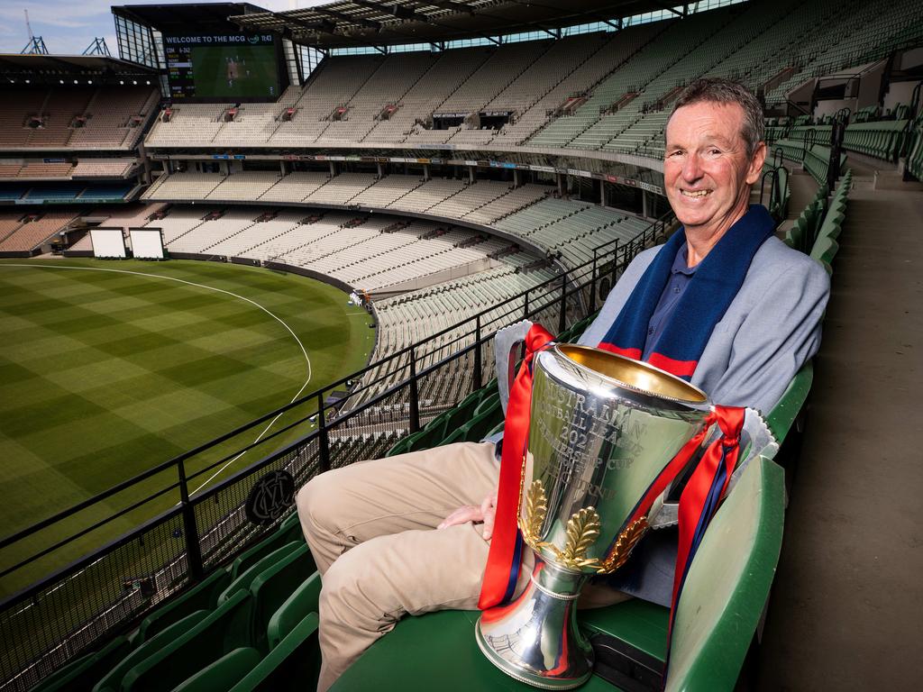 Neale Daniher with the premiership cup. Picture: Mark Stewart