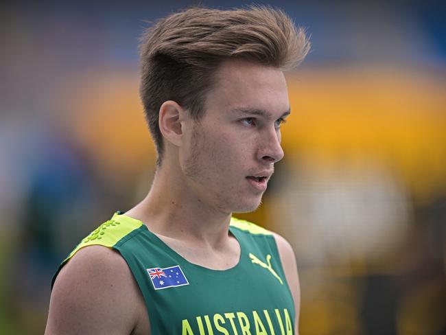 Cooper Sherman will now have full focus on the semis after getting past the heats of the 400m. Photo by Pedro Vilela/Getty Images