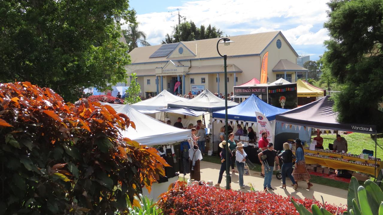 It was beautiful weather at Maryborough's Mary River Parklands and Queens Park for the festival.