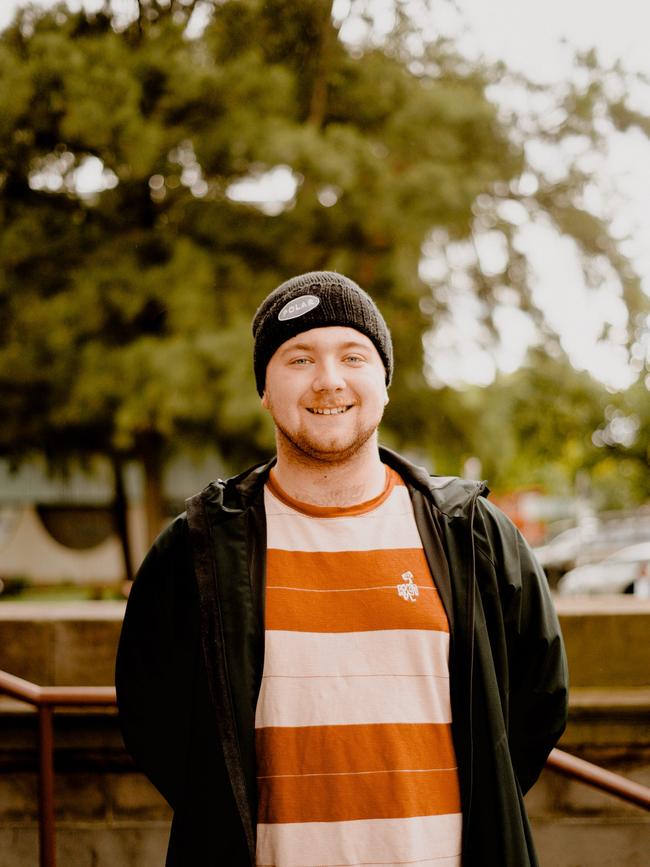 Nathan Gunn, a 19-year-old Melbourne man who has struggled with lockdowns. Picture: @tanyavolt / Tanya Volt