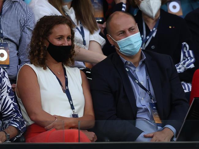 Treasurer Josh Frydenberg in the crowd. Picture: Graham Denholm/Getty