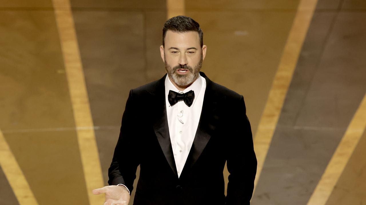 Jimmy Kimmel hosting the Oscars in March. Picture: Kevin Winter/Getty