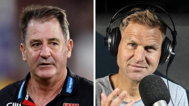 Ross Lyon and Kane Cornes. Photos: Getty Images/News Corp