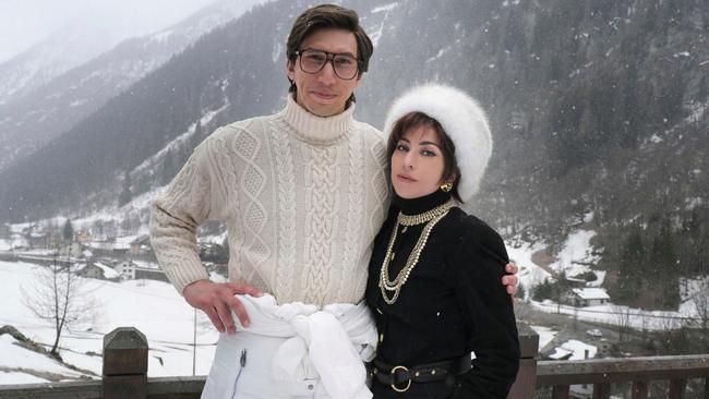 Adam Driver and Lady Gaga in House of Gucci. Picture: Universal Pictures