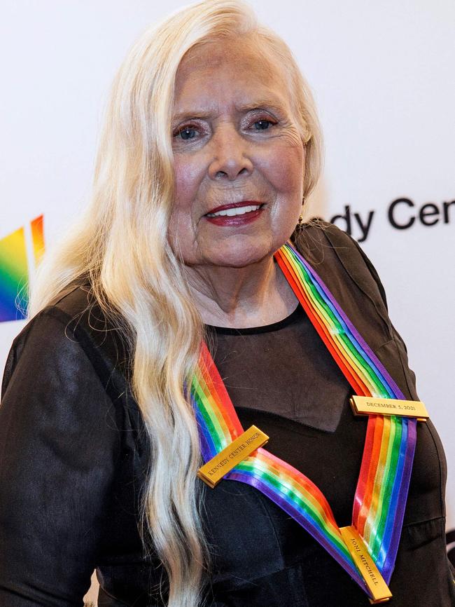 Joni Mitchell. Picture: AFP