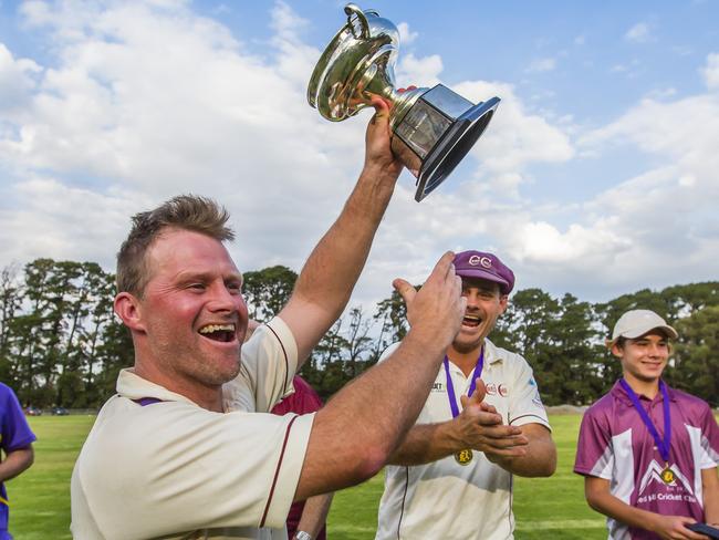 MPCA District Cricket Grand Final: Red Hill v Delacombe Park. Red Hill captain coach Simon Dart. Picture: Valeriu Campan