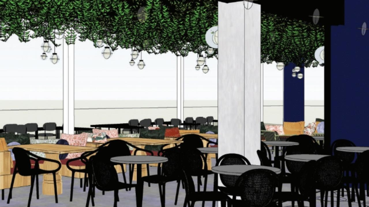 An artist's impression of the new Nonnas Wood Fired Pizzeria &amp; Bar Italia.