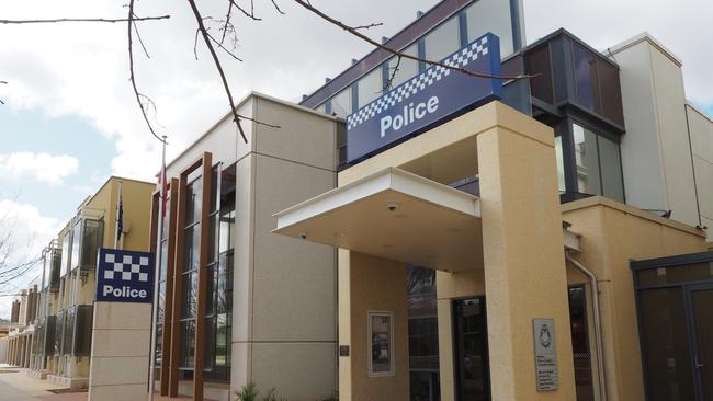 A man high on drugs tried to break into the Mildura police station. Picture: Glenn Milne