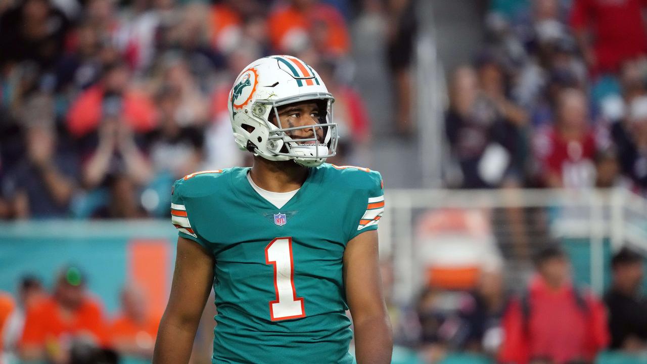 Tua Tagovailoa’s position as the Dolphins’ quarterback is in jeopardy.