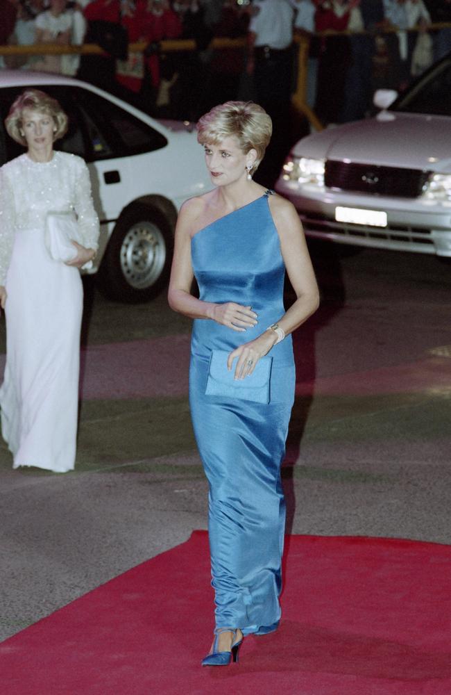 Diana in Australia in 1996, the year before her death. Picture: AFP