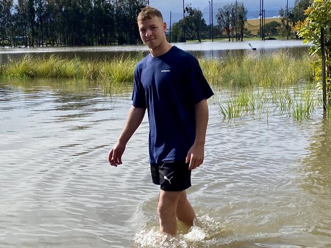 Richmond's Queensland hub flooded overnight.