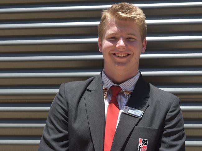 Our Lady of the Southern Cross College student Samuel Gillespie. Picture: Sam Turner