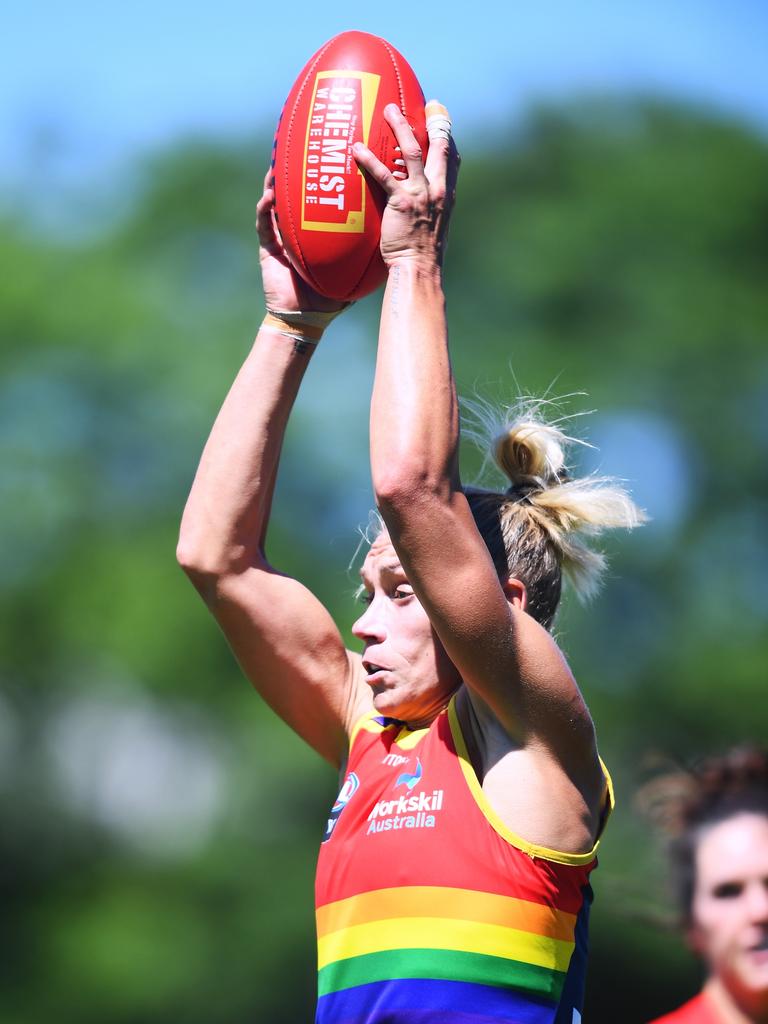 Phillips was the star of the show in Adelaide’s 14-point win. Picture: Mark Brake/Getty Images